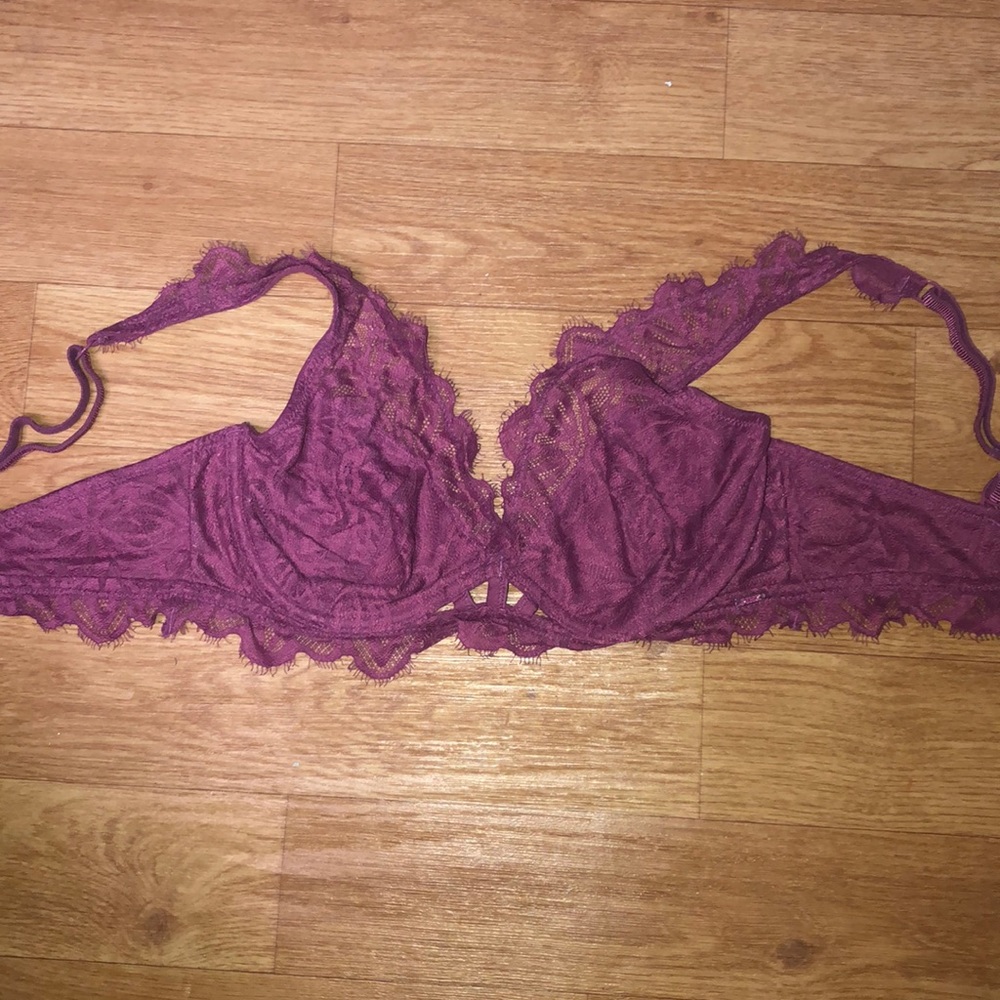 PINK lace bra